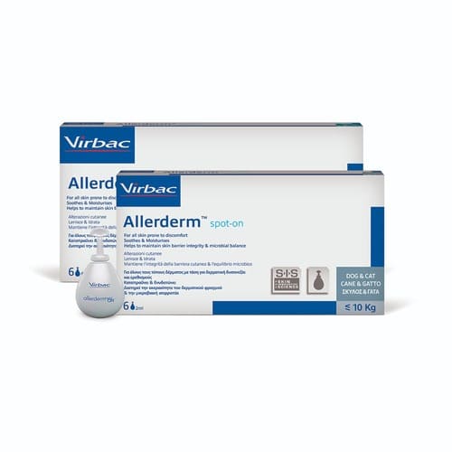 Virbac Allerderm Spot-On ādu nomierinošs līdzeklis suņiem un kaķiem 2 ml N6
